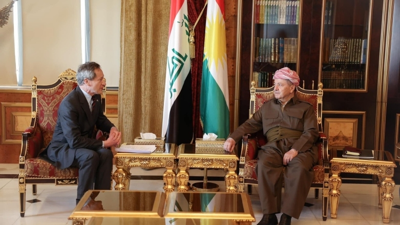 الرئيس بارزاني يستقبل وفدا من الإتحاد الوطني لقدامى المحاربين الفرنسيين