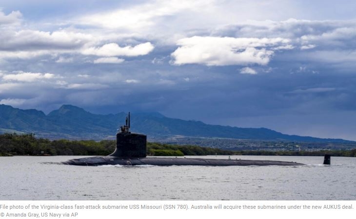 China says AUKUS alliance on 'path of error and danger' after submarine deal unveiled