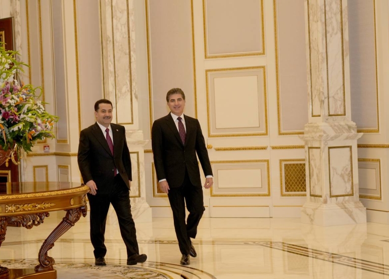 سه‌رۆك نێچیرڤان بارزانی و ئه‌لسوودانی دۆخی گشتیی عێراق تاوتوێ ده‌كه‌ن