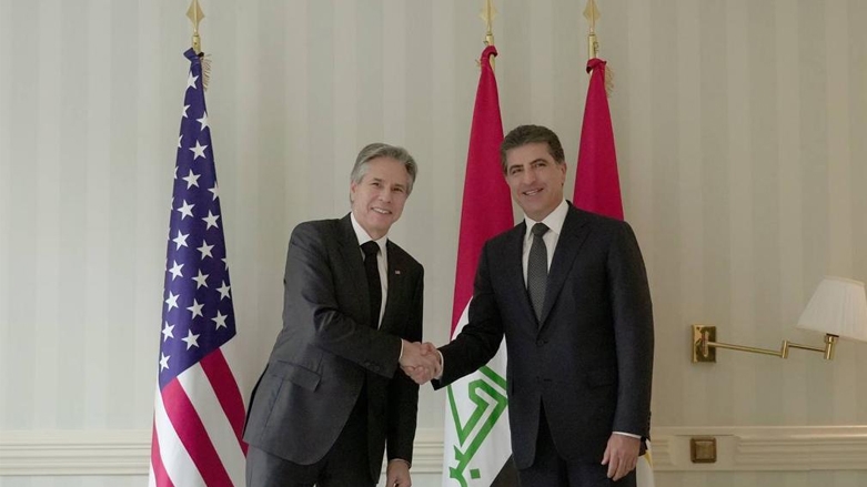 نيجيرفان بارزاني يتلقى رسالة من وزير الخارجية الأمريكي