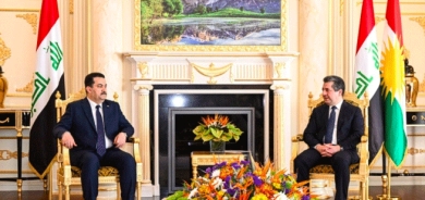 مەسرور بارزانی، سەرۆکی حکوومەتی هەرێمی کوردستان، پێشوازی لە محەمەد شیاع سوودانی، سەرۆکی وەزیرانی فیدرال و شاندێکی یاوەری کرد.