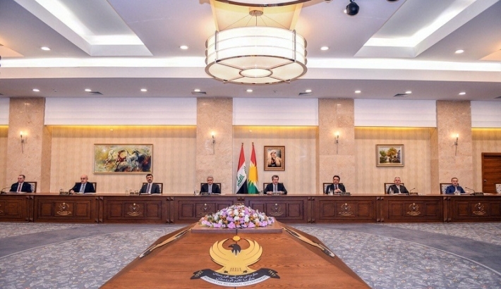 مجلس وزراء إقليم كوردستان يناقش نتائج زيارة رئيس الوزراء الاتحادي الى اربيل ومشروع قانون الموازنة