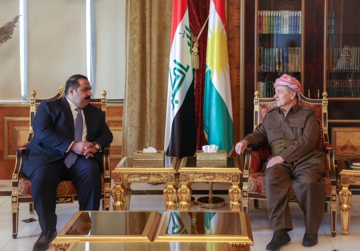 Serok Barzanî pêşwazî li Serokê Hevpeymaniya Ezim kir