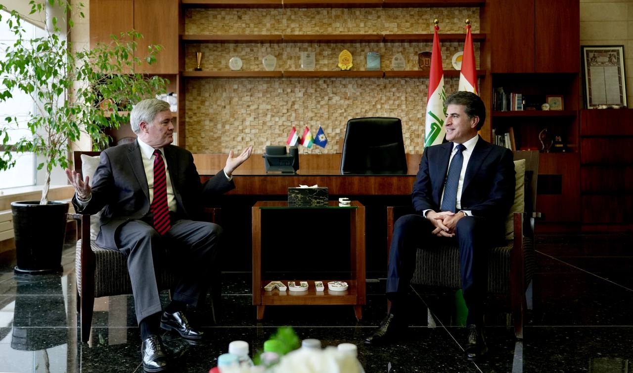 President Nechirvan Barzani meets with Mr. Terry Wolf