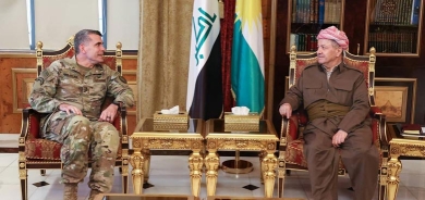 سەرۆک بارزانی پێشوازی لە فەرماندەی هێزەکانی هاوپەیمانان لە عێراق و سووریا دەکات