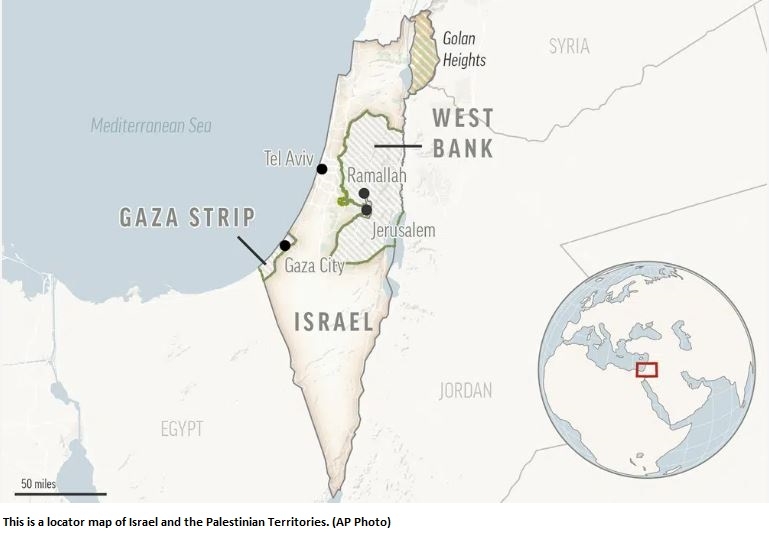 Military: rocket fired from Gaza lands on southern Israel
