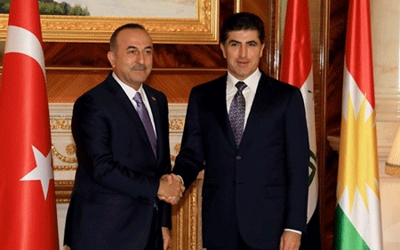 سه‌رۆك نێچيرڤان بارزانى، نامه‌يه‌كى پيرۆزبايى له‌ وه‌زيرى ده‌ره‌وه‌ى توركياوه‌ پێگه‌يشت