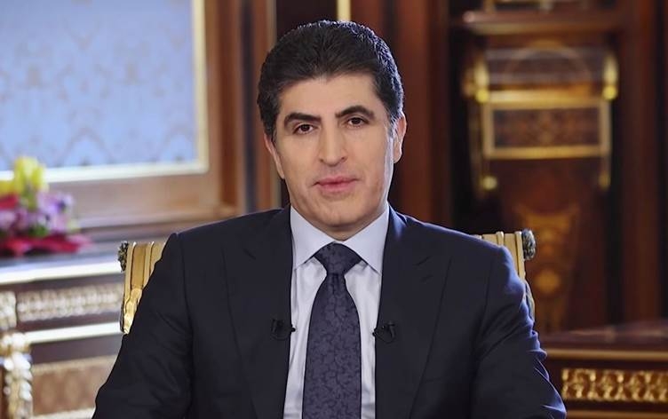 President Nechirvan Barzani receives a letter from the US Secretary of Defense Lloyd Austin