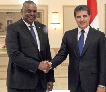 سه‌رۆك نێچيرڤان بارزانى، نامه‌يه‌كى له‌ وه‌زيرى به‌رگريى ئه‌مه‌ريكاوه‌ پێده‌گات