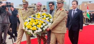بمشاركة ممثل الرئيس بارزاني ..تشييع جثمان البيشمركة محمد خالد بوسلي
