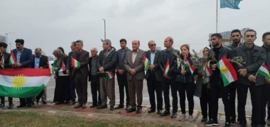 ممثلية ENKS تنظم وقفة احتجاجية أمام مبنى الأمم المتحدة بأربيل تنديداً بجريمة جنديرس