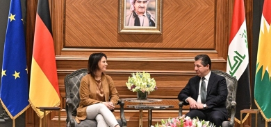 رئيس حكومة إقليم كوردستان يتلقّى رسالةً من وزيرة الخارجية الألمانية