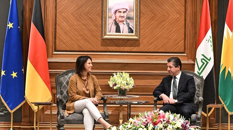 رئيس حكومة إقليم كوردستان يتلقّى رسالةً من وزيرة الخارجية الألمانية