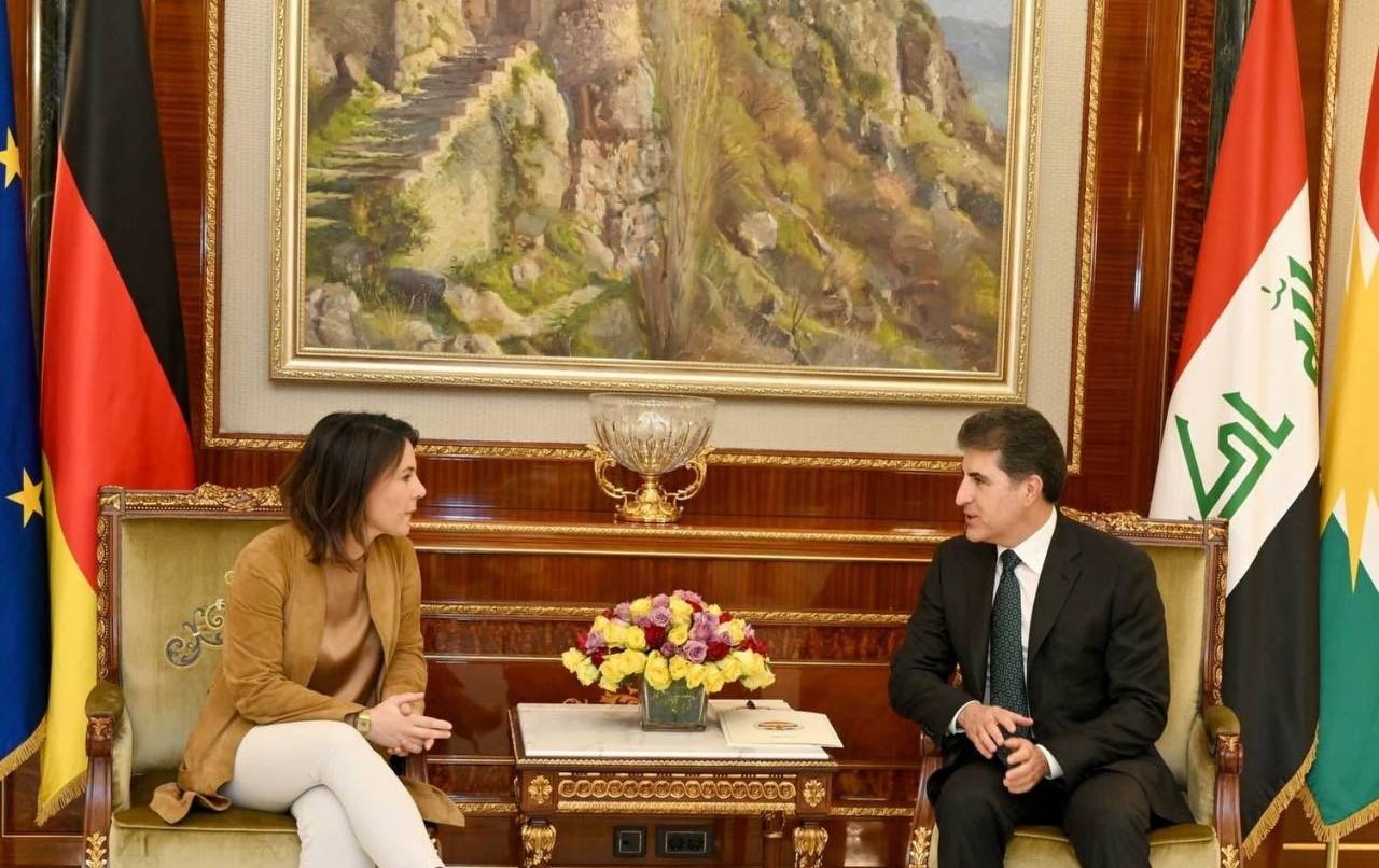 President Nechirvan Barzani receives a letter from Minister of Foreign Affairs of Germany