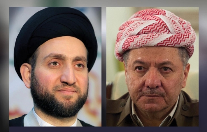 الرئيس بارزاني يعزي السيد عمار الحكيم