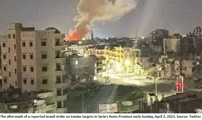 Israeli Air Strikes in Syria Leave Syrian Soldiers and Iranian Revolutionary Guard Members Injured and Dead