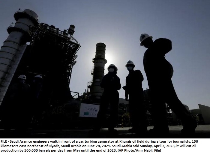 Saudis to cut oil production by 500,000 barrels per day