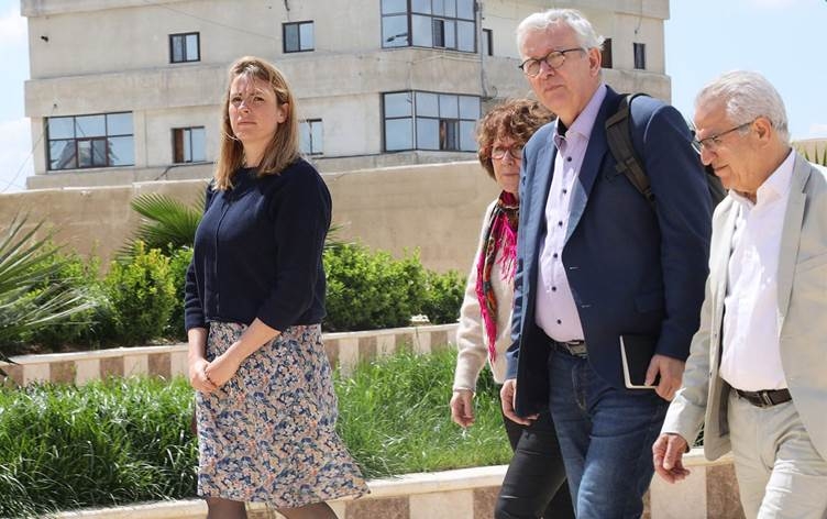 ROJAVA - Şandeke Fransî bi berpirsên Rêveberiya Xweser re civiya