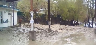 لافاو لە پارێزگای سغد لە باکووری تاجیکستان زیانێکی زۆری دارایی بەجێهێشتووە.