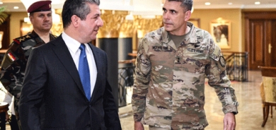 سه‌رۆكوه‌زیران مەسرور بارزانی، پێشوازی لە جەنەراڵ ماتیۆ ماکفەرلین فەرماندەی گشتیی هێزەکانی هاوپەیمانان لە عێراق و سووریا کرد.