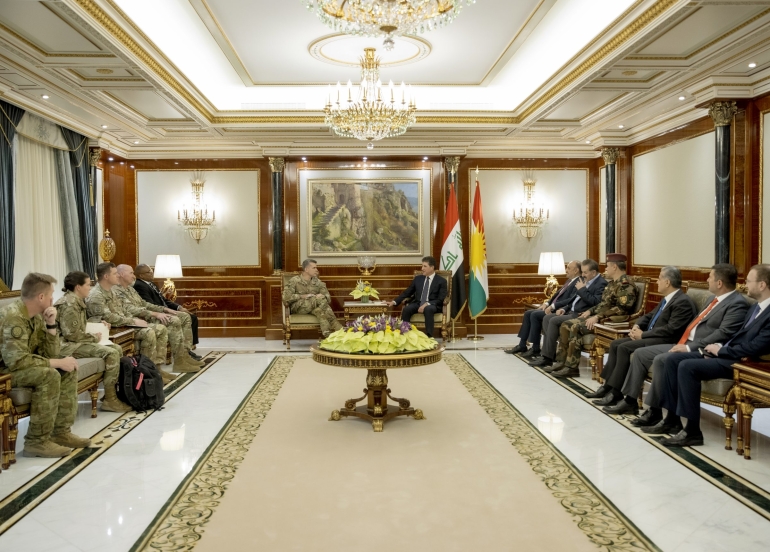 سەرۆك نێچیرڤان بارزانی لەگەڵ ژەنەرال ماركفارلن كۆدەبێتەوە