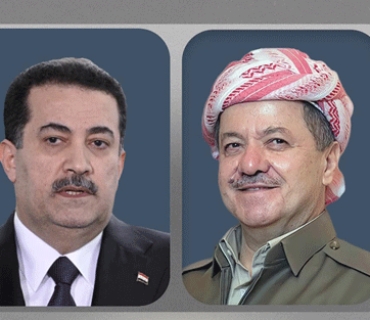 سەرۆك بارزانی دەستخۆشی لە سەرۆك وەزیرانی عێراقی فیدڕاڵ دەكات