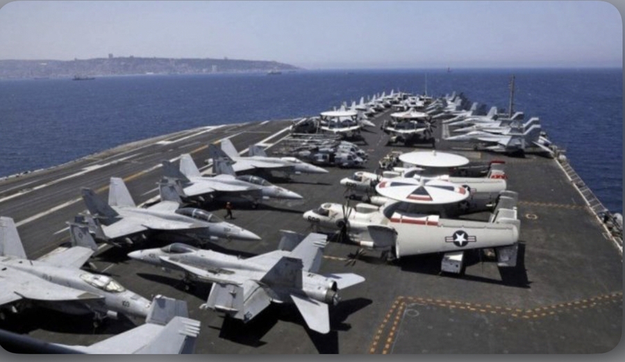 Amerîka keştiya xwe ya cengî gehande peravên Sûriyeyê