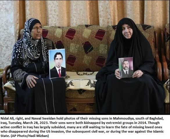 Thousands still missing from 20 years of Iraq’s turmoil