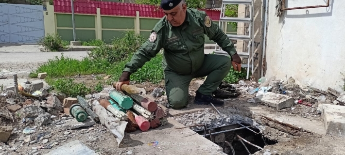 العثور على 12 صاروخ لداعش شرقي الموصل