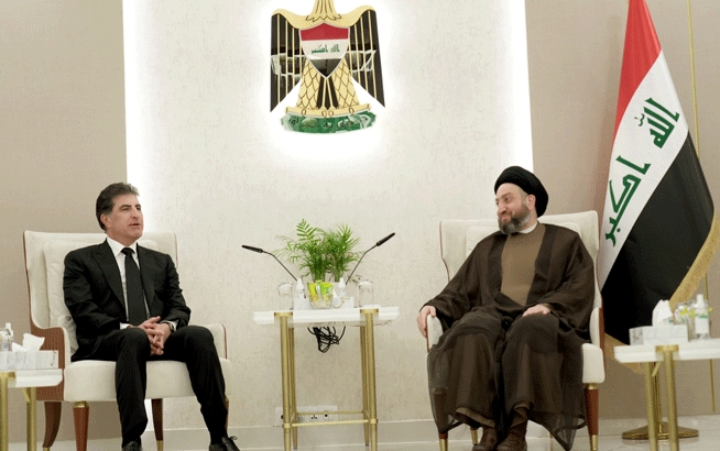 سه‌رۆكى هه‌رێمى كوردستان له‌گه‌ڵ سه‌رۆكى ڕه‌وتى حيكمه‌ كۆبووه‌وه‌