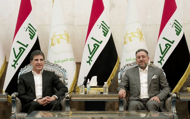 سه‌رۆكى هه‌رێمى كوردستان له‌گه‌ڵ سه‌رۆكى هاوپه‌يمانيى سياده‌ كۆبووه‌وه‌