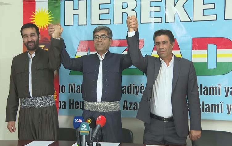 Hereketa Azadî û KDP Kurdê piştevaniya xwe bo HAK-PARê ragihandin
