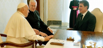 سه‌رۆك نێچيرڤان بارزانى له‌گه‌ڵ پاپاى ڤاتيكان كۆبووه‌وه‌