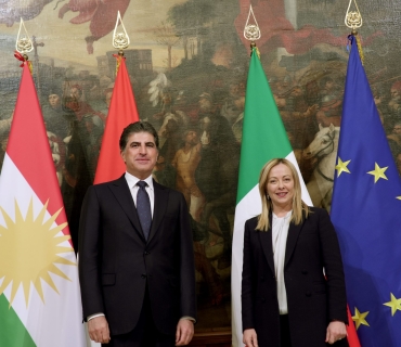 ئيتاليا له‌ پشتگيريى عێراق و هه‌رێمى كوردستان به‌رده‌وام ده‌بێت