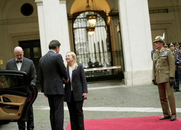 ئيتاليا له‌ پشتگيريى عێراق و هه‌رێمى كوردستان به‌رده‌وام ده‌بێت