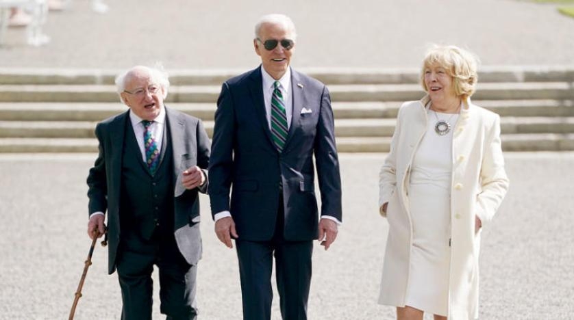 بايدن يلقي خطاباً في البرلمان الآيرلندي خلال زيارة تاريخية