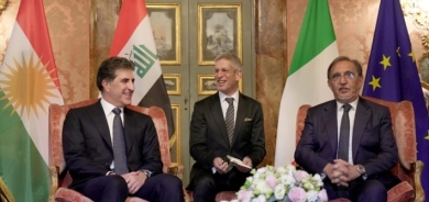 Serokê Herêma Kurdistanê ligel Serokê Senatoya Îtalyayê û Serokwezîrê Vatîkanê civiya