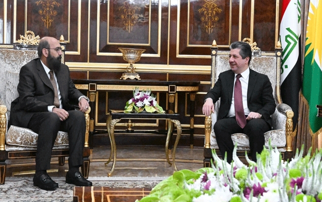 سەرۆکی حکوومەتی هەرێمی کوردستان پێشوازی لە میری ئێزدییان کرد و جەختیان لە لە جێبەجێکردنی ڕێککەوتننامەی شنگال کردەوە.