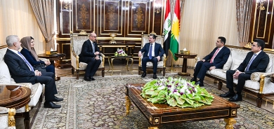 رئيس حكومة كوردستان يستقبل وفداً من 