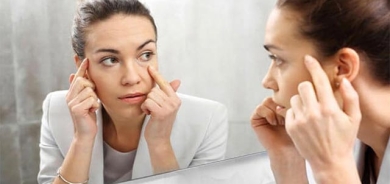 وشكبوونی پێستی ژێر چاوەكان