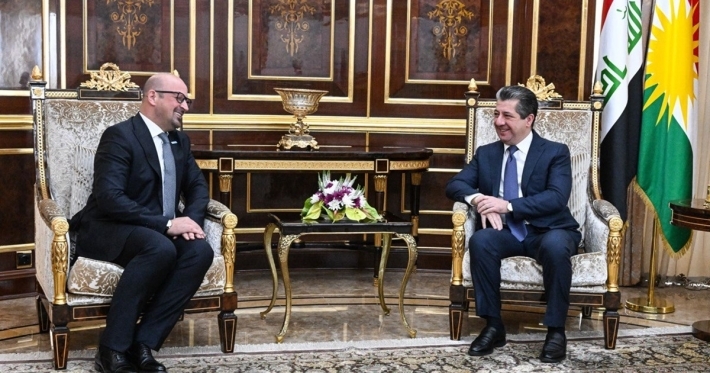 Mesrûr Barzanî pêşwazî li şandeyekî Rêxistina Tenduristiya Cîhanî (WHO) kir