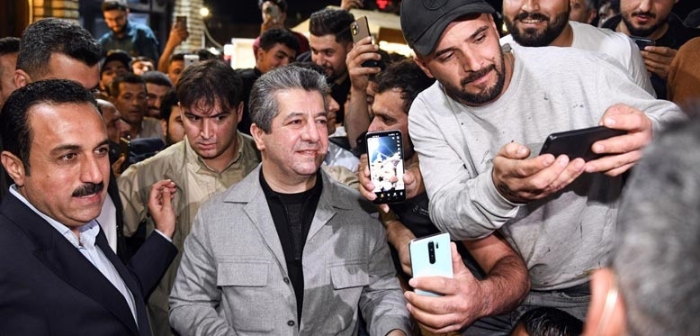 مسرور بارزاني بين أبناء مدينة أربيل : سأفعل ما بوسعي لضمان عيش الناس في سلام