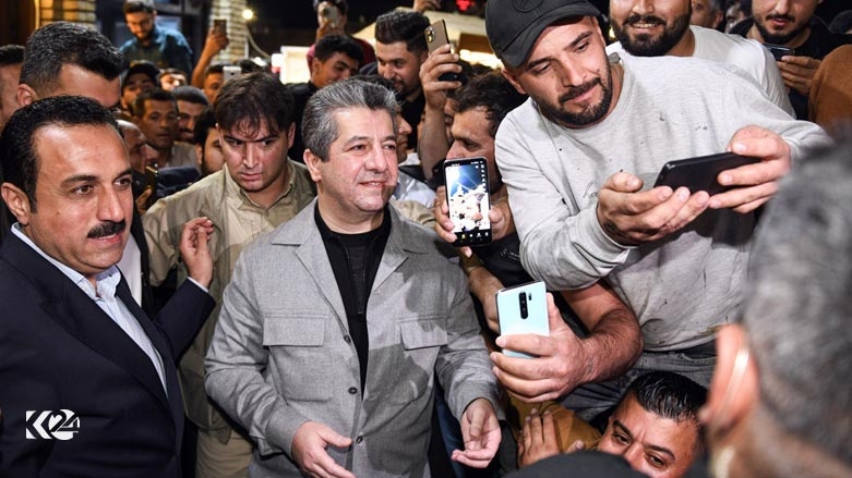 Serokwezîr Mesrûr Barzanî serdana Bazara Hewlêrê kir