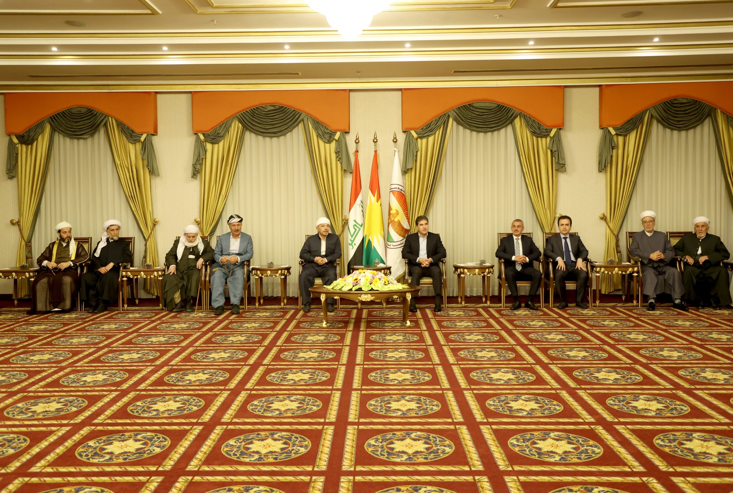 President Nechirvan Barzani hosts Iftar dinner for Muslim religious clerics