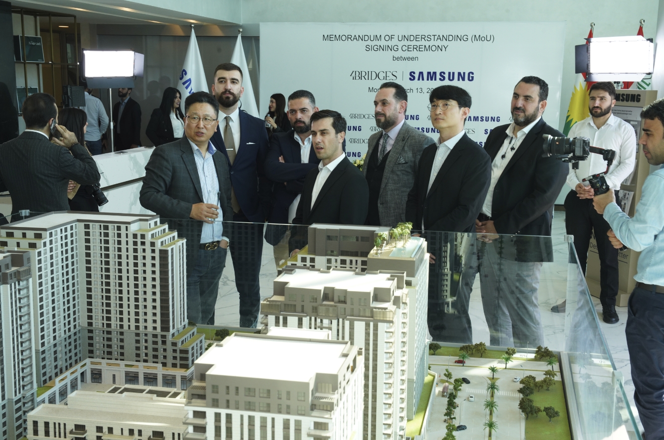 سامسۆنگ ئەلیکترۆنیکس و 4Bridges(بۆلیڤاردی هەولێر) هاوبەشییەکی نوێیان راگەیاند