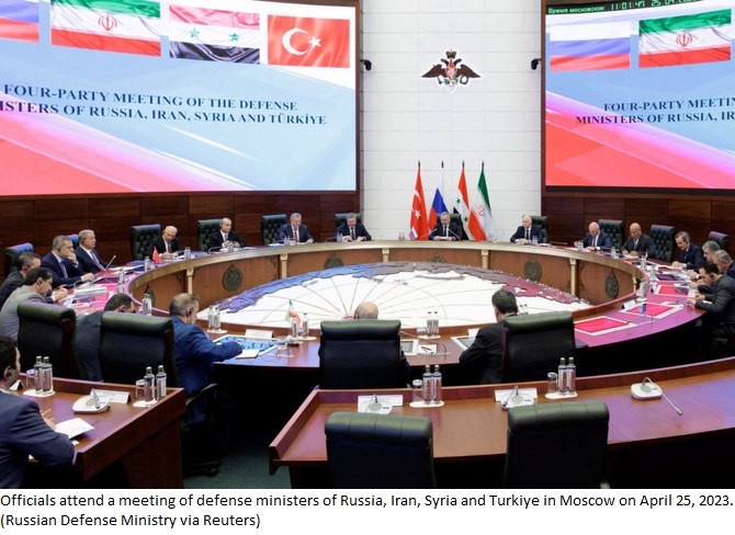 Turkey, Syria, Iran, and Russia to hold talks in Moscow aimed at normalizing ties