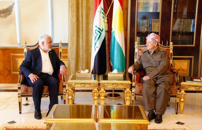 الرئيس بارزاني يبحث مع وفد رفيع من ‹هودابار› أوضاع ومشاكل المنطقة