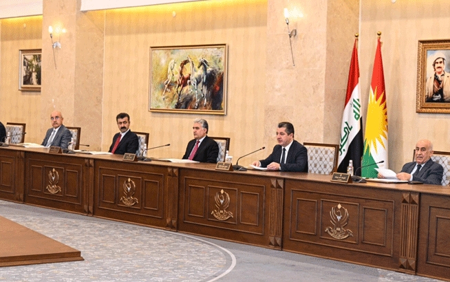 ئەنجومەنی وەزیران کڕینەوەی گەنمی جووتیاران تاوتوێ دەکات و پڕۆژە یاسای کاری دڵنیایی پەسەند دەکات