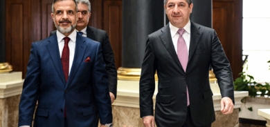 سەرۆکوەزیران مەسرور بارزانی پێشوازی لە جێگری سەرۆک وەزیران و وەزیری پلاندانانی حکومەتی عێراق دەکات