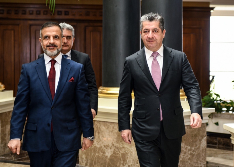 Kurdistan Region Prime Minister and Federal Government Minister Discuss Approving Budget Law and Resolving Issues